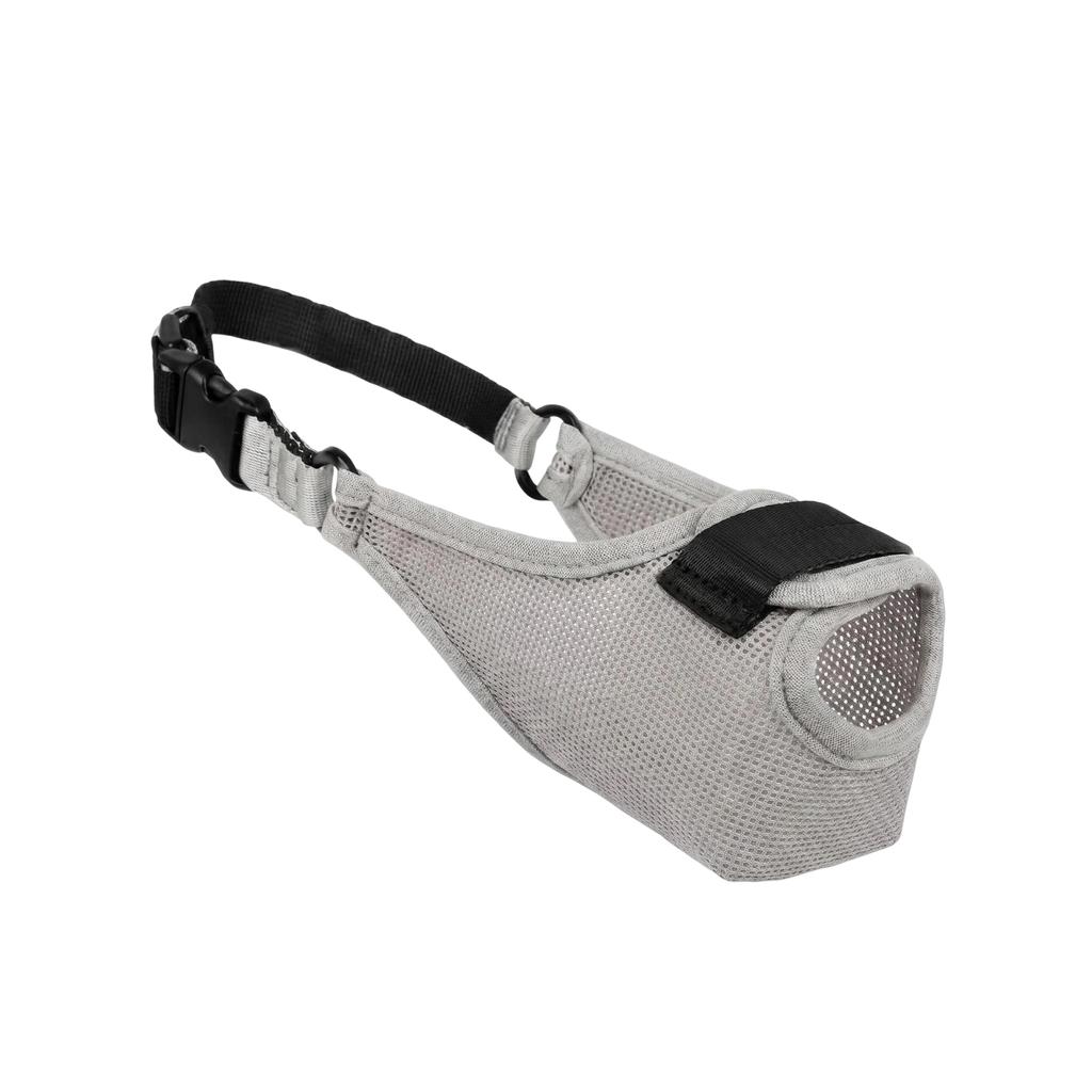 1 PC Soft Fabric Dog Muzzle Adjustable Safety Design Small Medium-Sized Dogs Mouth Cover With Adjustable Straps for Dog Grooming