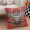 Brand Biker W-West Coast Choppers Cushion Cover Throw Pillow Cover Hidden Button Durable Polyester Chair Cushion