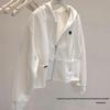 Jimo Women's Petite Cardigan: Versatile Spring/Autumn Stylish Sweatshirt Jacket