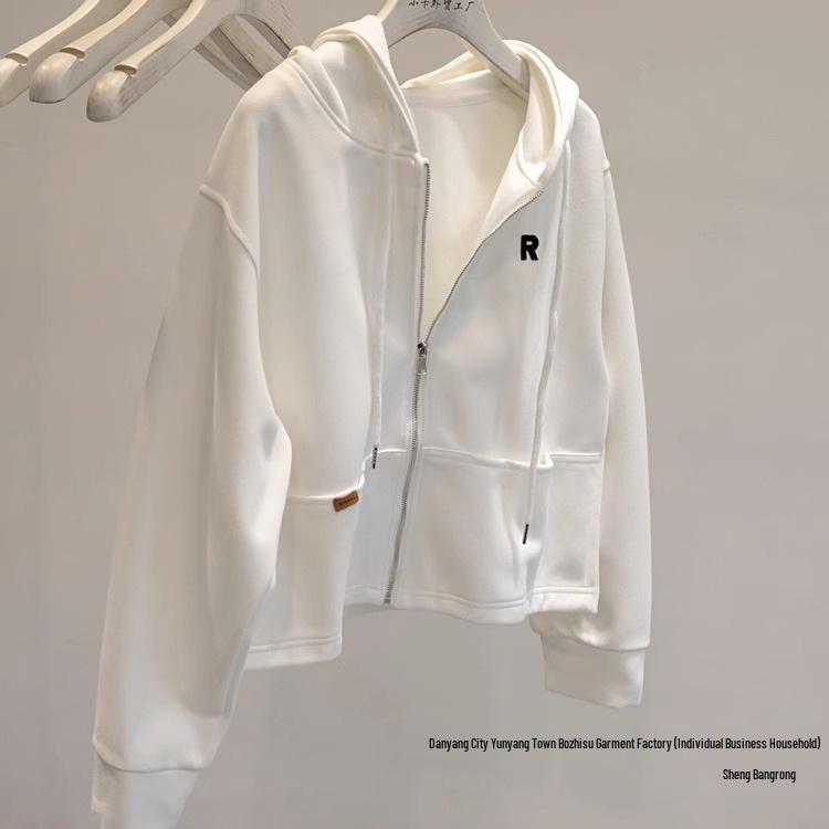 Jimo Women's Petite Cardigan: Versatile Spring/Autumn Stylish Sweatshirt Jacket