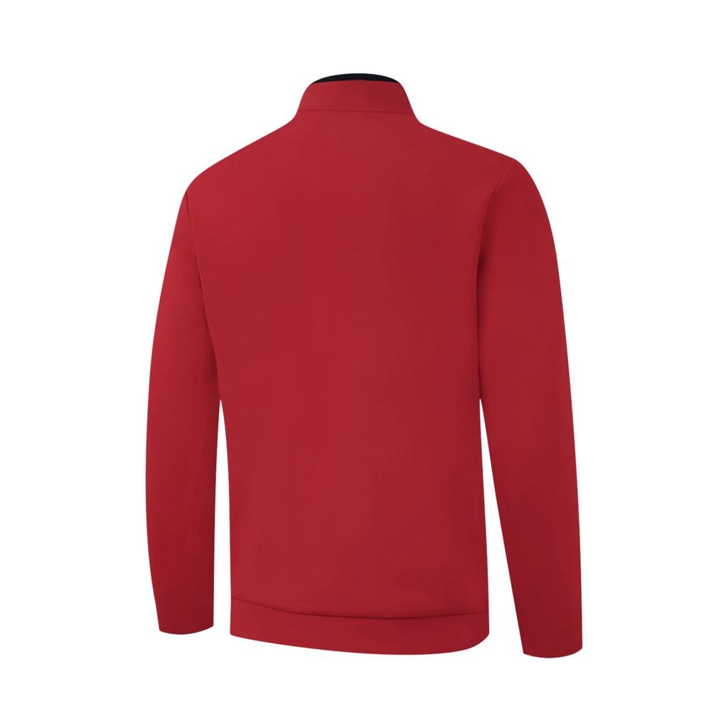 Li-Ning Group Purchase Series Stand Collar Zipper Comfortable Versatile Sports Casual Simple Color Block Sweatshirt Men Sweatshirt AWDVB03-3