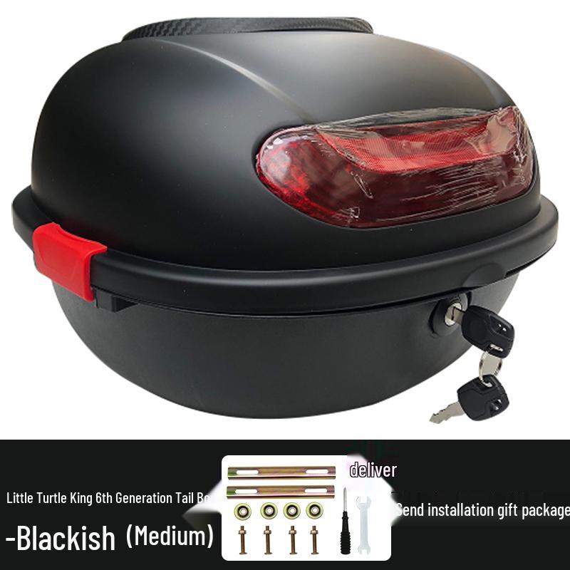 Universal Waterproof Storage Box for Electric Scooter or Moped Tail Trunk