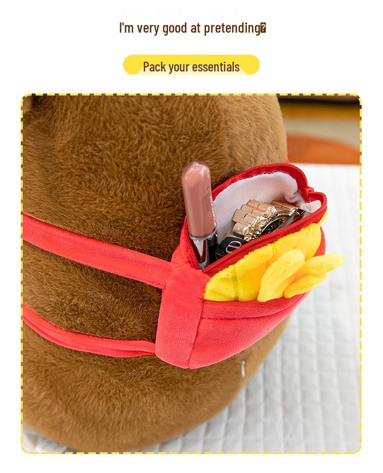 Capybara Plush Toy: Soothing Stuffed Animal Doll for Kids