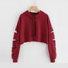 Mode Lässig Damen Langarm Sweatshirt Pullover Pullover Solide Bluse
