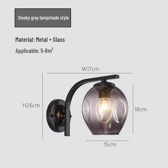 Modern Nordic LED Wall Lamp for Bedroom and Living Spaces