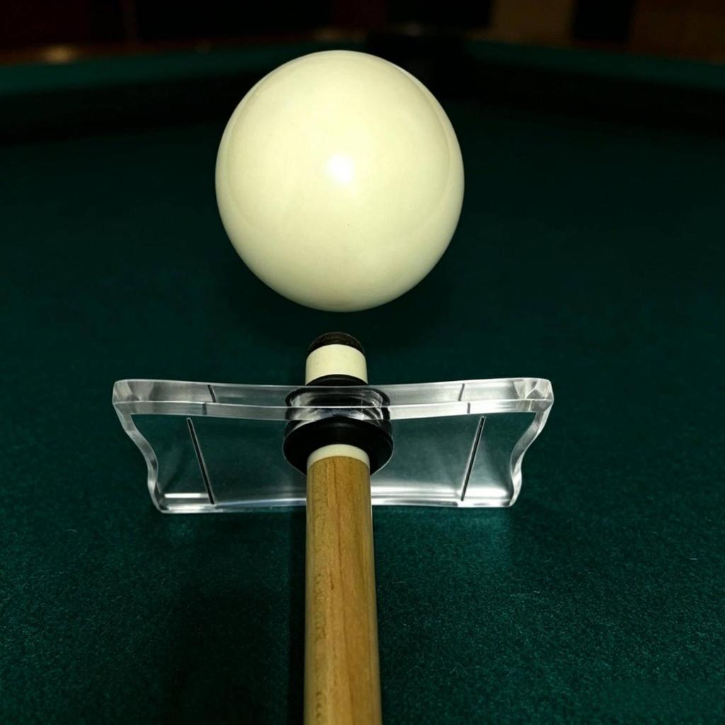 Transparent Acrylic Cue Guide Portable Billiards Aiming Aid Easy to Use