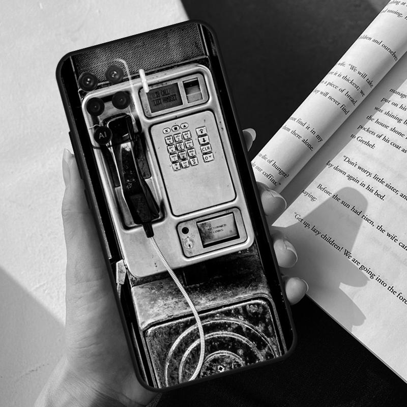 Retro Rotary Dial Telephone Case For Oppo A58 A98 A78 A18 A38 A60 A80 A40 A77 A57 A17 A74 A54 A94 A96 A76 A16 A15 A5 Pro