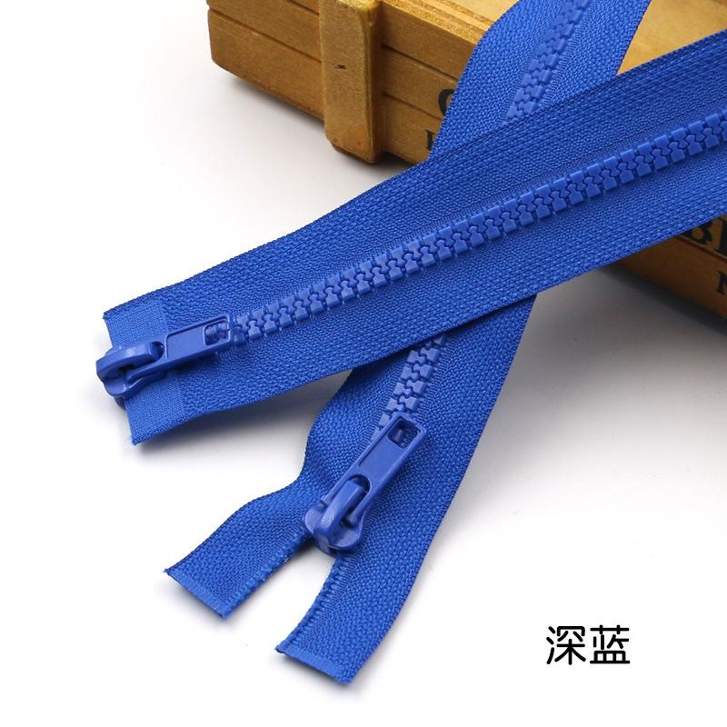 Color No. 5 Resin Double Head Open Tail Zipper Clothing Accessories Down Jacket Clothes Jacket Zipper Diy Accessories