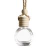Car Rearview Mirror Aromatherapy Pendant - 8ml Glass Perfume Bottle for Interior Decoration