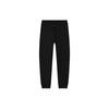 FILA Athletics Logo Sports Leisure Knitted Long Pants Men bottoms Deep-Black A11M121613ABK