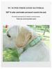 Adjustable Anti-Choke Solid Color PU Leather Pet Collar & Neckerchief for Dogs and Cats