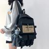 Schoolbag schoolbag female college student high school junior high school student travel waterproof backpack trendy brand male large capacity 