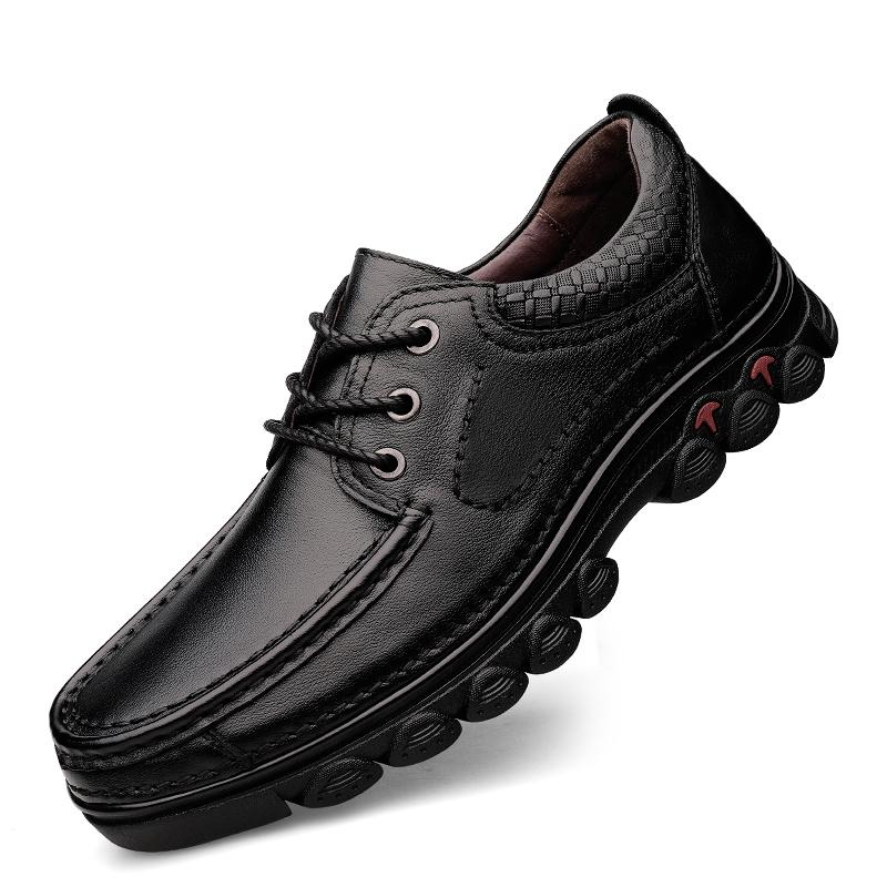 

Осенняя мода Инструменты Мужская повседневная обувь из натуральной кожи Мужские дышащие кроссовки с толстой подошвой Роскошные брендовые деловые мужские туфли 43