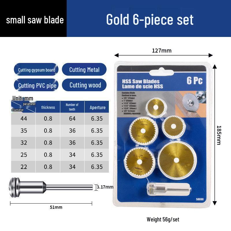 Mini HSS Electric Grinder Blade: High-Speed Steel Circular Cutting Disc for Woodworking