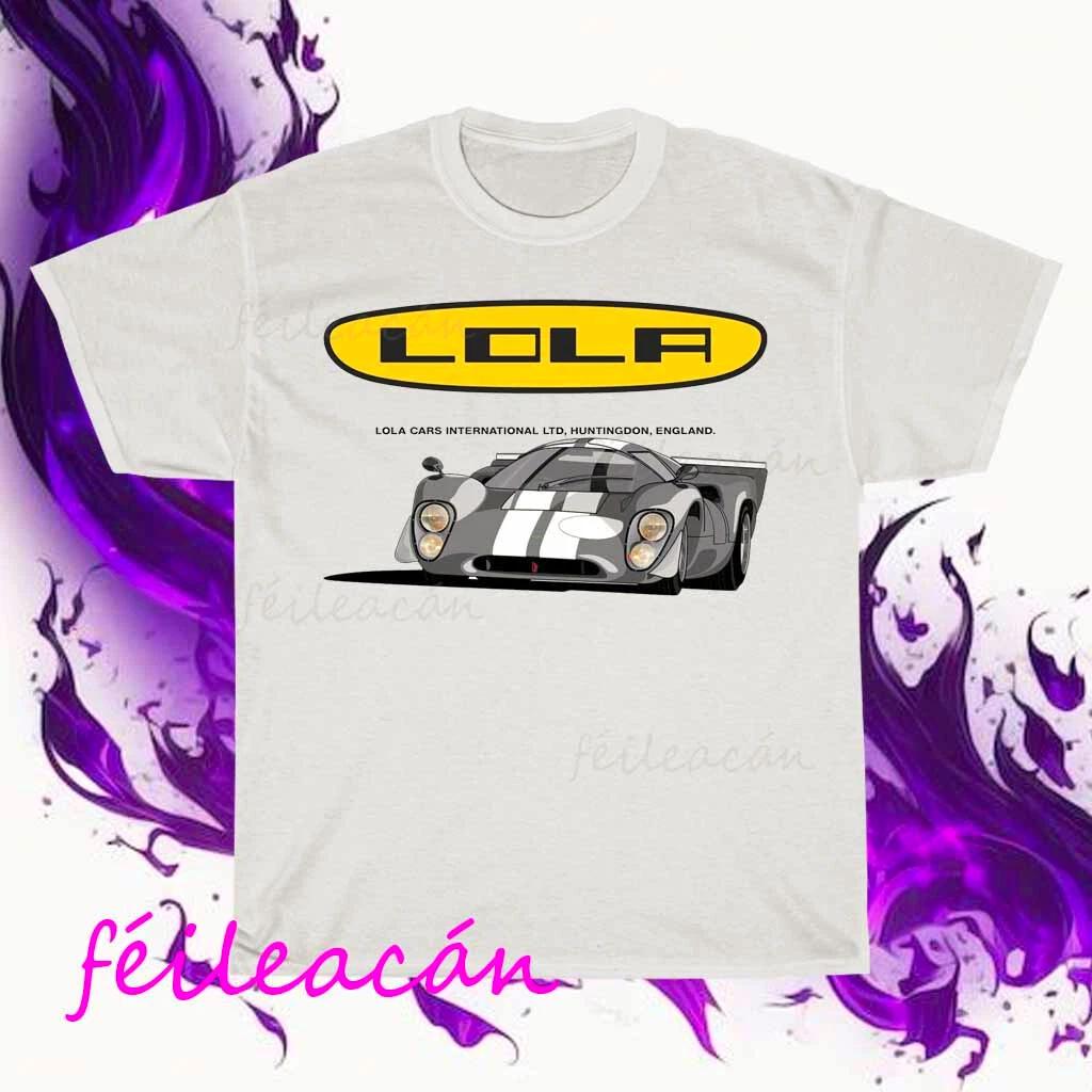 Brand New Lola Racing cars Logo American T-Shirt Funny Size S to 5XL XS