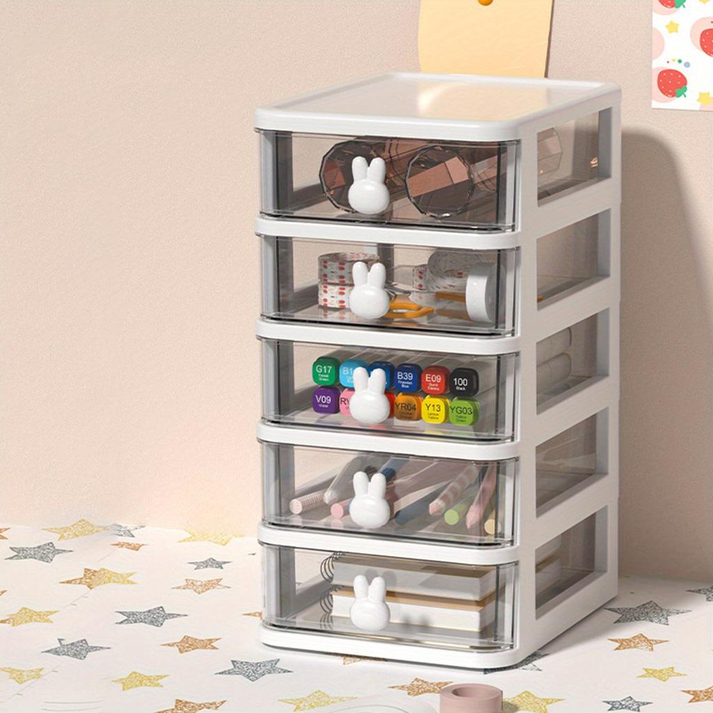 Countertop Storage Box, Makeup Storage Container, Desktop Drawer Type Storage Box, Hair Accessories Sundries Storage Rack