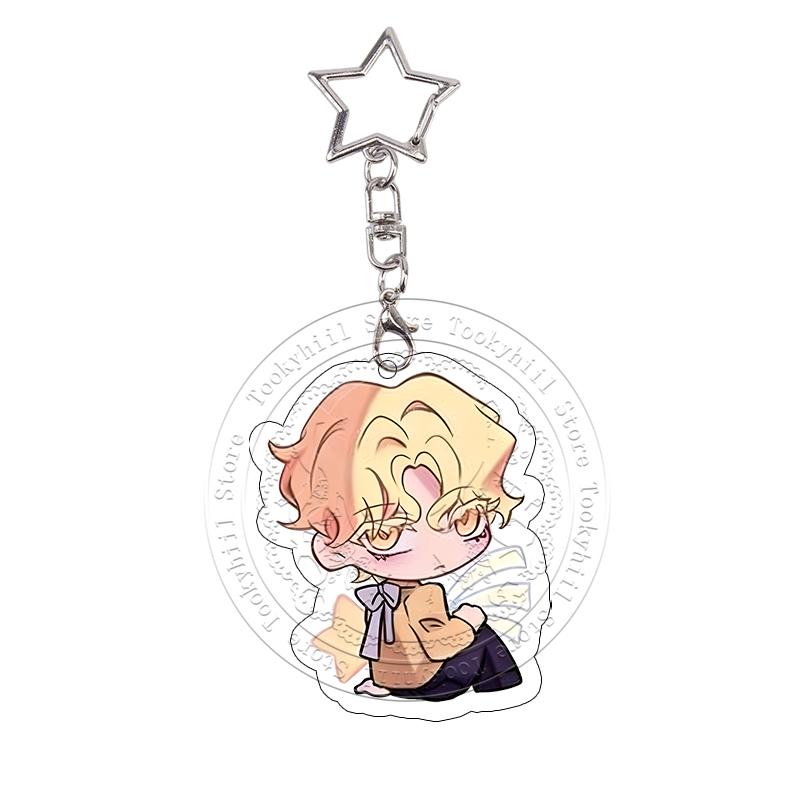 Alien Stage Acrylic Keychain Set Kawaii Exquisite Student Mizi Ivan & Till Luka Keyring Bag Pendant Charms Ivan Festival Gift
