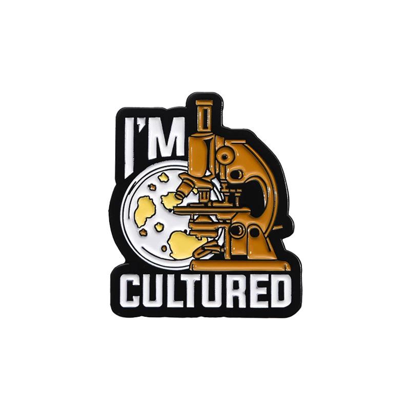 Creative Metal Element Cartoon Brooch Pin – Backpack Accessory, Small Gift Badge
