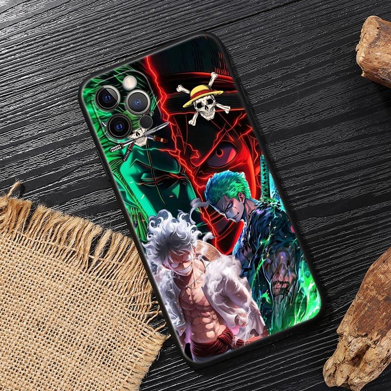 

Luffy Zoro Anime One Pieces Funda For iphone 17 Case For iPhone 16 15 11 12 13 Mini 17 Pro Max 16 15 Plus 17E 16E Air Soft Cover iPhone 11Pro Max
