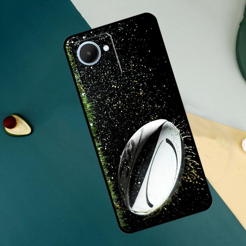 Rugby Ball For Realme 15 14 10 11 12 13 Pro Plus C65 C67 C71 C63 C61 C55 C51 C53 C75 GT6 GT7 Pro Case