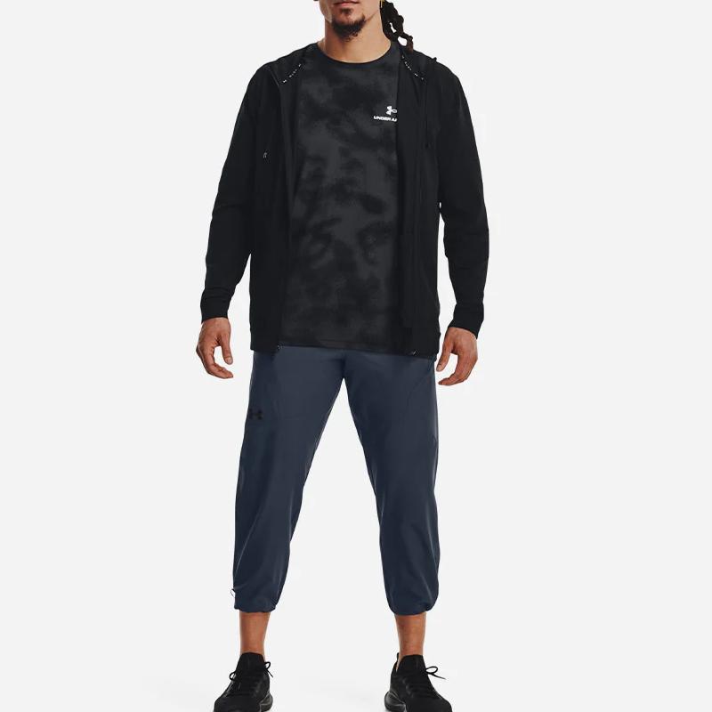 Under Armour Pantalon en maille court droit taille moyenne inarrêtable Homme Gris 1370986-044