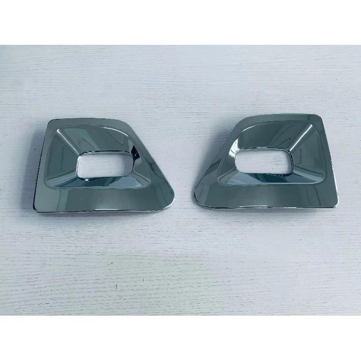 

For Nissan Pathfinder R53 ABS Chrome Front Bumper Fog Light Lamp Frame Cover Foglight Trims Car Styling Accessories Front 2pcs