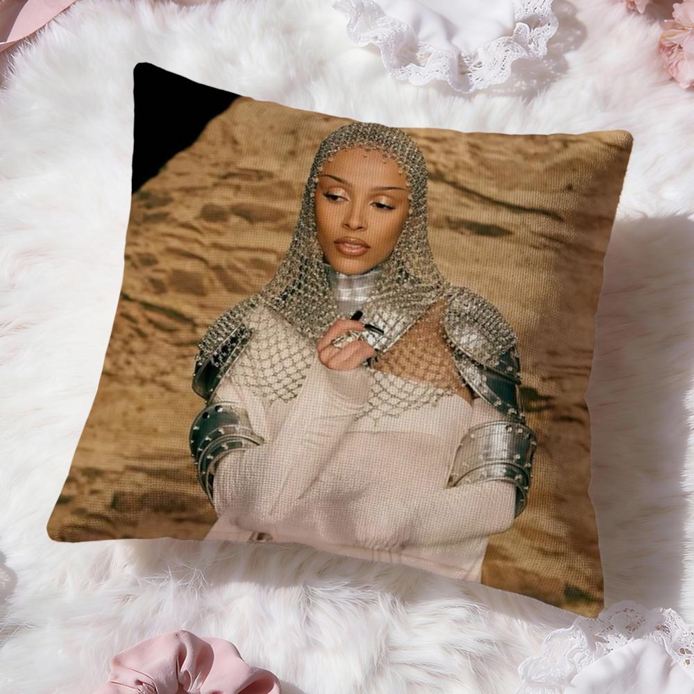 Singer D-Doja CatS Cushion Cover Premium Comfort Reversible Pillow Cove -Two in One Design for Any Room & Car Interior