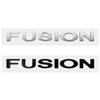 AAANX1 3D ABS Fusion Letters Car Body Rear Trunk Emblem Sticker For Ford Fusion Logo Focus MK2 MK4 Fiesta Ranger Mondeo Kuga ST Mustang