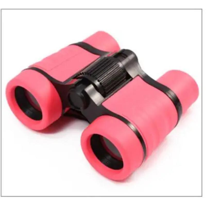 Binoclu reglabil 4x30 Telescop cauciuc anti-alunecare Cadou portabil pentru copii Binoclu pentru învățare educațională în aer liber pentru copii