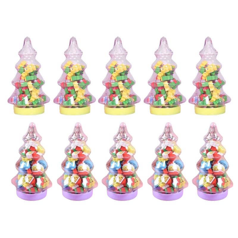 

230Pcs Christmas Erasers In Bottle for Kids Boys Girls Holiday Present, Christmas Theme Rubber Erasers Stocking Fillers 1
