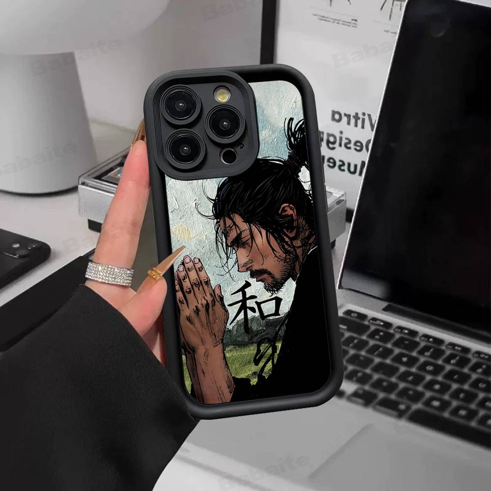 Anime Vagabond Phone Case For IPhone 17 16 15 14 13 12 11 Pro Max Mini Plus Soft TPU Back Cover