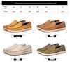 Men's Genuine Leather Slip-on Loafers - Spring Cowhide Casual Shoes