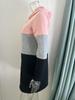 Women's Casual Color Block Hooded Jacket with Three-Color Splicing for Autumn/Winter