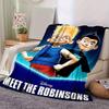 1 Stück, Meet The Robinsons Disney Heim Dekorative Überwurfdecke, Weiche Tagesdecke für Sofa, Bett, Reisen, Camping