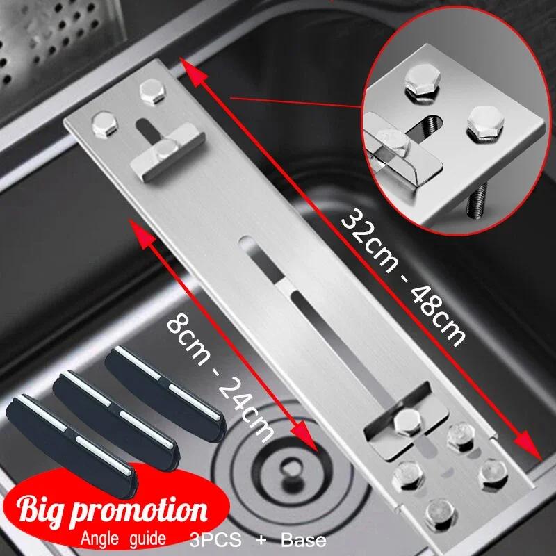 Sink Bracket Sink Bridge Holder, Correction Repair Stone, Knife Sharpener, Water Whetstone Plate, Grinding, Sharpening Gadgets B