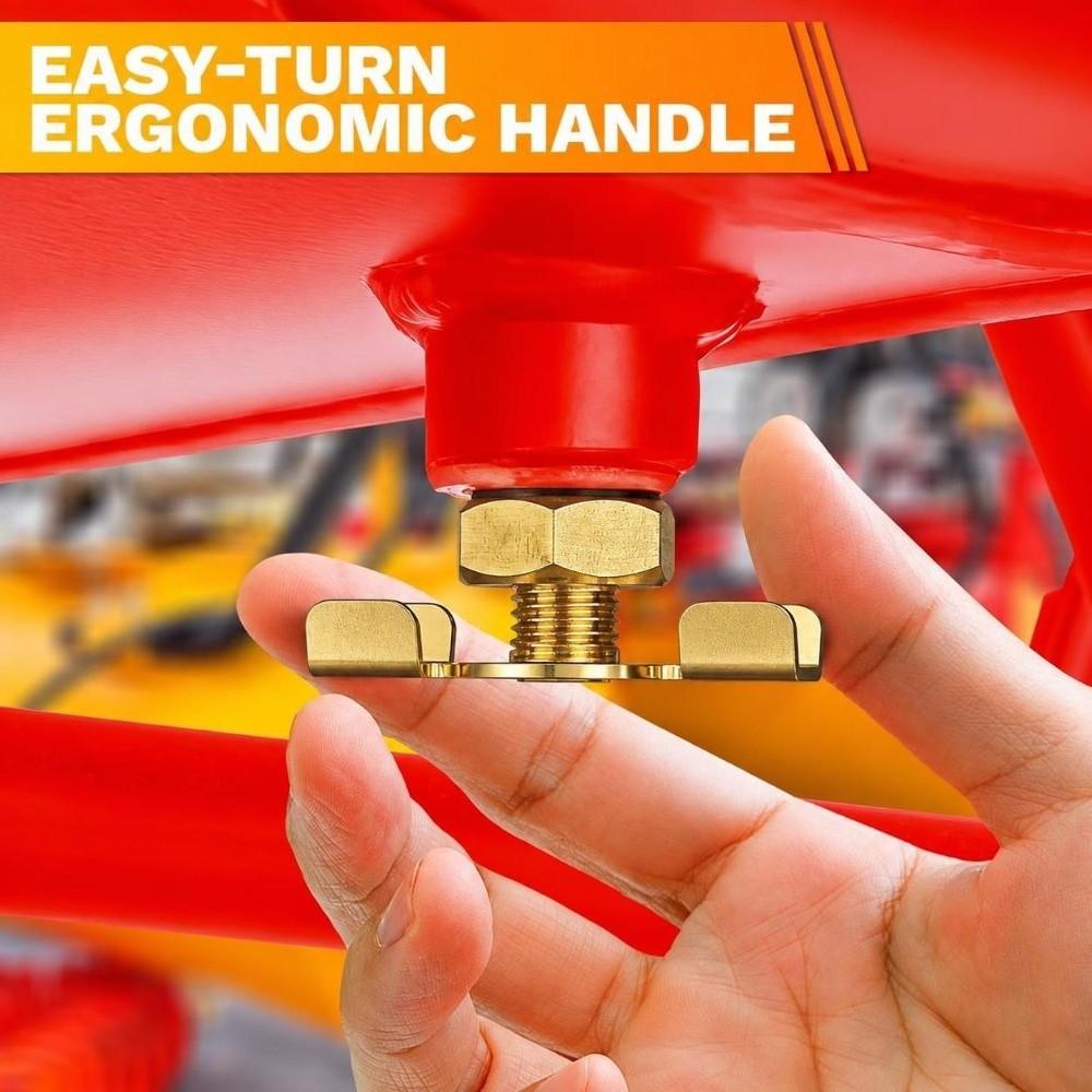 T-Handle Blowdown Valve Brass Drain Plug Valve for Condensate Blowdown Drainage