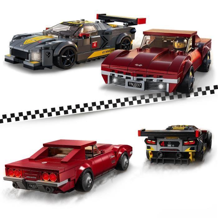 LEGO® 76903 Speed Champions Chevrolet Corvette C8.R Race Car et 1969 CC jouet voiture de course pour enfant