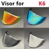 Motorcycle Helmet Shields Replacement for AGV K6 K6S Visor Helmet Windshield Uv Protevtion Viseira Capacete Cascos Accessories