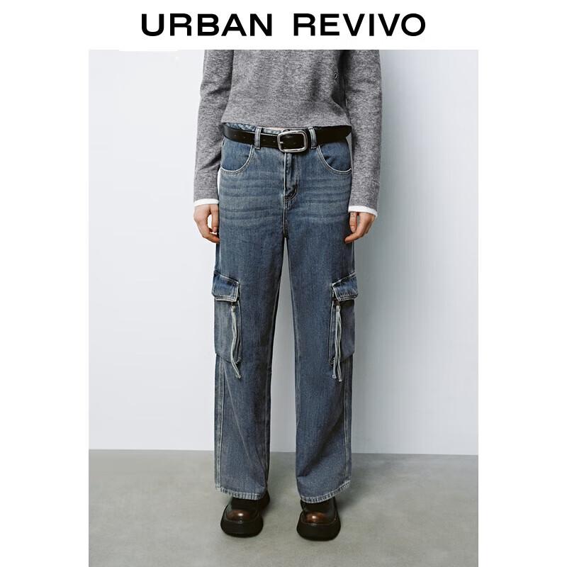 

UR Women s Retro Workwear Cotton Denim Pants 29