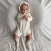 Koreansk babyvaffel-romper - Nyfødt- og småbarnsbody for vår/høst