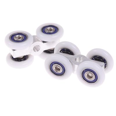 1Pár válečků pro posuvné dveře 4 kola Závěsné příslušenství domácích dveří Hardware