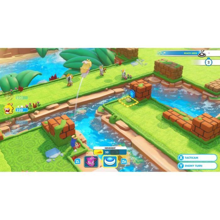 Mario + the lapins crétins kingdom battle jeu switch