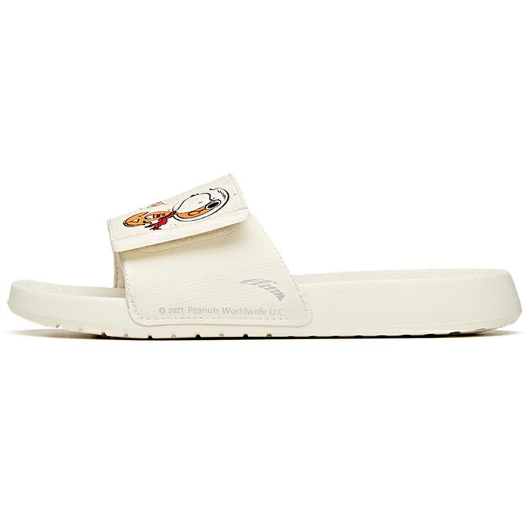 

SNOOPY x Anta Life Collection Comfortable Quiet Slide Slippers Women s White Yellow 922126993-3 36