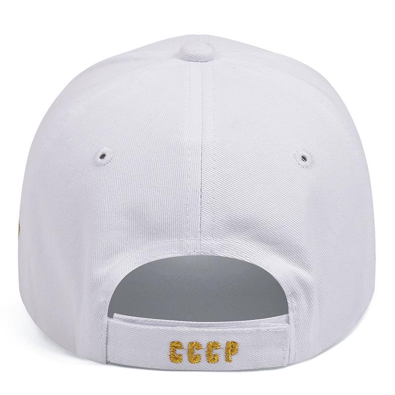 High-Quality Unisex Outdoor Duckbill Cap with CCCP Embroidery - All-Season Sun Protection in Street Style