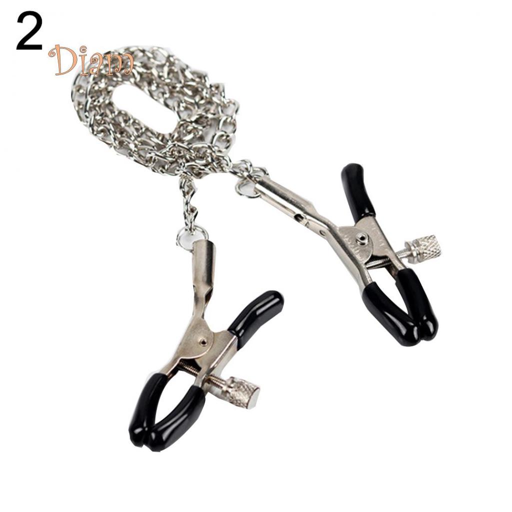 Lollipops Sexy Women Nipple Breast Clamps Metal Chain Clips Adult Sex Toys Couple Games