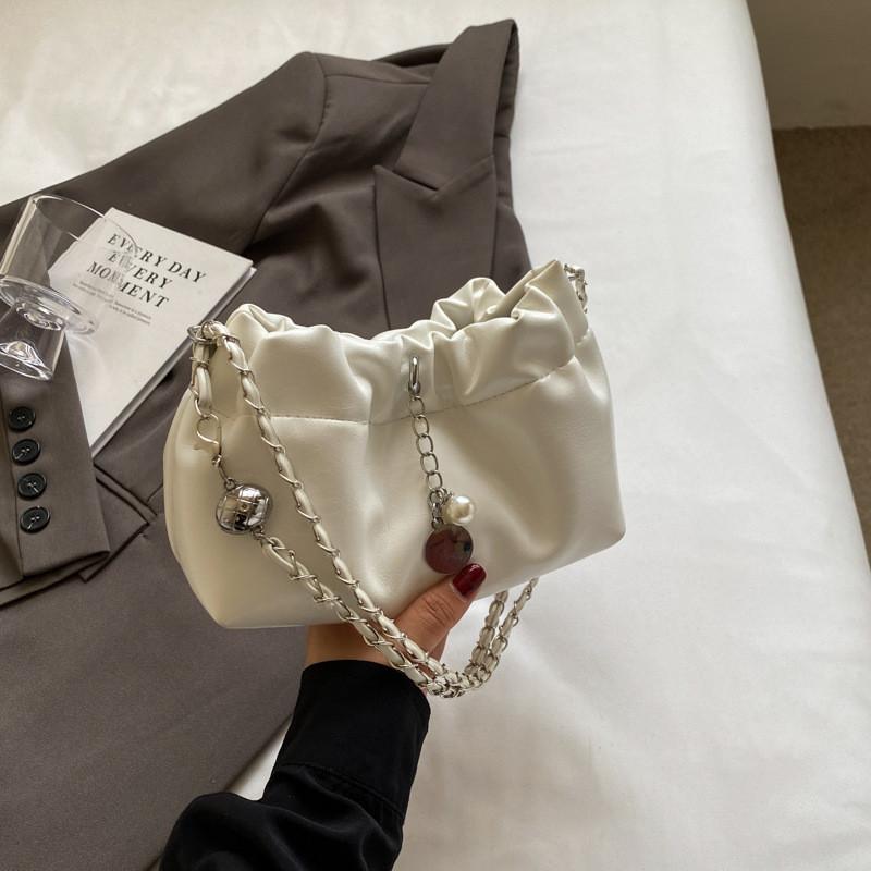 Fashionable 2024 Summer Pu Leather Shoulder Bag Street Style Versatile Crossbody