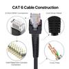 Cablecc RJ45 Stretch Spiralkabel Cat6 8P8C UTP LAN Ethernet Netzwerk Patch Verlängerungskabel 6.56ft/2.0m