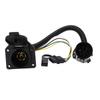Trailer Wiring Adapter Connector Kit 4 Pin Flat to 7 Pin Waterproof Double Outputs Universal  For Commercial Vehicles