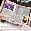 Earring Organizer Case Travel Jewelry Organizer Transparent Jewelry Storage Book for Necklace Bracelet Ring Holder with Bag