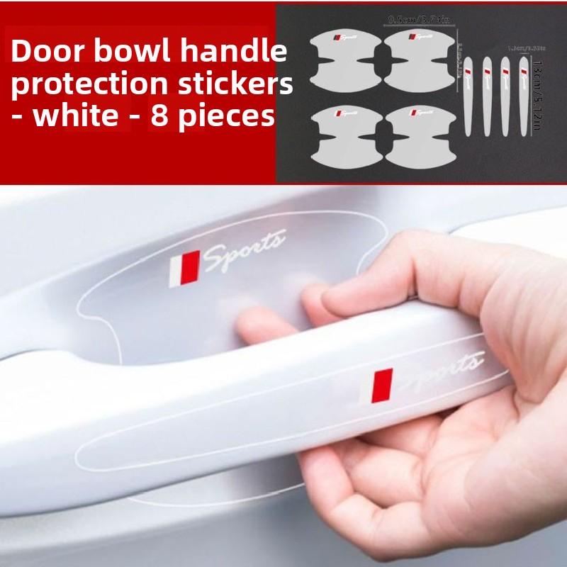 For Toyota Camry 70 XV70 2018~2026 Hybrid Car Door Handle Scratch-proof Protect Cover Door Lock Shock-absorbing Cushion Trim Pad